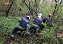 Stmk: Menschenrettung auf der Burg Oberkapfenberg
