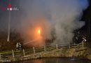 Stmk: Ferienhaus in Kloster stand in Vollbrand