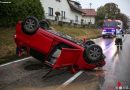 Oö: Verletzte Person bei Pkw-Überschlag in Krenglbach