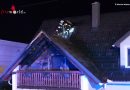 Bgld: Dachstuhlbrand in Krobotek im Bezirk Jennersdorf