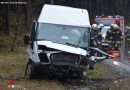 Oö: Lkw-Auflieger ausgebrochen und mit Kastenwagen kollidiert: Schwerverletzter bei Bad Leonfelden