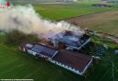 Oö: Großbrand im Bezirk Perg → Bauernhof stand in Vollbrand