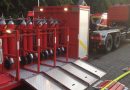 Deutschland: Feuerwehr Mühlheim hilft bei Silobrand mit Wechsellader „Sonderlöschmittel“ mit CO2 aus