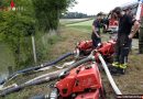 Oö: Übungstag 2016 des Abschnittes Neuhofen mit 15 eingesetzten Wehren