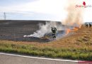 Oö: Alarmstufe II bei Feldbrand in Neuhofen im Innkreis