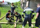 Nö: Katastrophenschutzübung der Feuerwehr Neulengbach zum Thema „Pölzen“