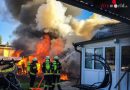 Nö: Vollbrand eines Lagerschuppens in Wohnsiedlung in Neulengbach