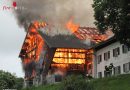 Oö: Großbrand Bauernhof in Oberhofen → 7 Kühe und 5 Babykatzen aus den Flammen gerettet