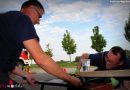 Oö: FF Pasching → knifflige fire fighting competition erfordert Team-Geist