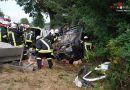 Deutschland: Großeinsatz nach folgenschwerer Fahrzeugkollision mit Todesfolge auf der B 430