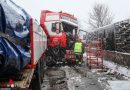 Oö: Unfall mit zwei Lkw und mehreren Pkw auf der Westautobahn bei Sattledt