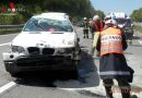 Oö: Auto-Dachlandung auf der Westautobahn bei Seewalchen