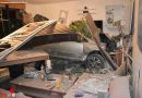 Deutschland: Pkw durchschlägt Hausmauer und landet im Wohnzimmer