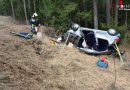 Südtirol: Fahrzeugüberschlag mit einer verletzen Person Landesstraße 40