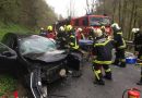 Oö: Verkehrsunfall eingeklemmte Person → Hohensteg Richtung Schwertberg