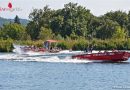 Oö: Feuerwehr-Nachmittag zu Wasser und zu Land beim Trauner Ferienprogramm 2015