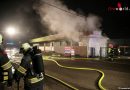Oö: Leerstehendes Gewerbeobjekt in Traun ging in Flammen auf