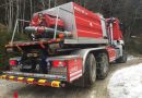 Ktn: Hauptfeuerwache Villach unterstützt bei Waldbrand im Gegental