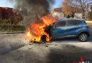 Ktn: Ausgedehnter Brand eines Autos in Villach