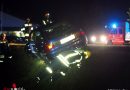 Nö: Pkw landete nach Umkehrmanöver auf Böschung