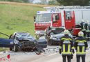Oö: 23-Jähriger bei Pkw-Frontalzusammenstoß auf der B 124 in Wartberg/Aist getötet