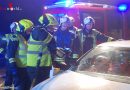 Nö: Personenrettung bei Verkehrsunfall in Wr. Neudorf am Christtag