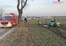 Nö: Frau und Baby nach Unfall bei Wullersdorf eingeklemmt
