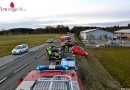 Oö: Aufräumarbeiten nach Auffahrunfall