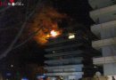D: Wohnung im 7. Stock in Vollbrand