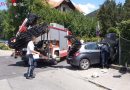 Oö: Treibstoffaustritt und ein Unfall beschäftigten die Feuerwehr