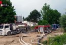 Oö: Durchgehender Feuerwehreinsatz in Simbach vom 3. bis zum 15. Juni 2016