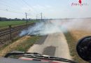 Nö: Bahndammbrand entlang der Pottendorfer-Linie bei Ebenfurth