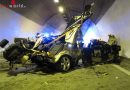 Vbg: Pkw kracht gegen Portal des Ambergtunnels