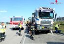 Nö: 500 Meter lange Ölspur durch Lkw & umherrollender herrenloser Pkw