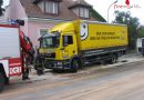 Nö: Massiver Dieselaustritt durch Leck am Tank eines Lkw