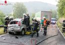 Nö: Schwerer Verkehrsunfall auf der B34 – Lenker im Wrack eingeklemmt (+Video)