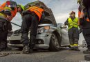 Nö: Verkehrsunfall mit drei Fahrzeugen auf der Donaubrücke (+Video)