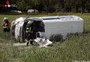 Oö: Eine Person nach Unfall aus einem Kleintransporter gerettet