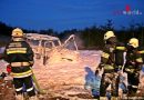 Nö: Geländewagen auf Waldlichtung in Flammen aufgegangen
