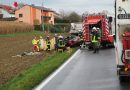 Oö: Verkehrsunfall in Mühldorf – 1 Toter bei Pkw-Lkw-Kollision auf B 131