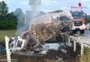 Bayern: Tote Person bei Pkw Brand & Zwei Verletzte bei Verkehrsunfall