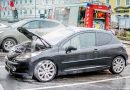 Oö: Pkw-Brand am Stadtplatz in Pregarten