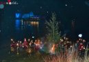 Oö: 700 Zuseher beim Christbaumschwimmen im Inn