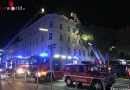 W: Starker Wind erschwerte Löscharbeiten bei Dachbrand