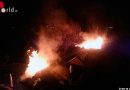 W: Brand in einem Wiener Kleingartenverein