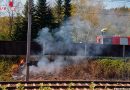 Oö: Brand im ÖBB Gleisbereich in Wernstein