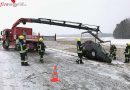 Nö: Pkw in Straßengraben katapultiert
