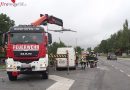 Nö: Fahrzeugbergung kurz vor dem Festbeginn
