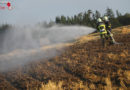 Oö: Zwölf Feuerwehren bei Brand eines Stoppelfeldes in Gaspoltshofen im Einsatz