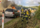 Nö: Brennender Pkw auf der S6 bei Gloggnitz